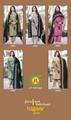 Nigaar Vol 5 By Jt Rayon Foil Printed Best Dress Material Wholesale Shop In Surat