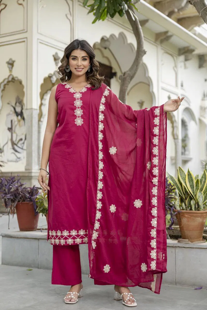 Tanyaa P 405 Cotton Work Fancy Readymade Suit Suppliers In India
