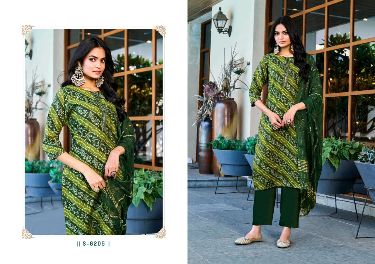 Anulekha By Sbs Chanderi Kurti With Bottom Dupatta Wholesale in India