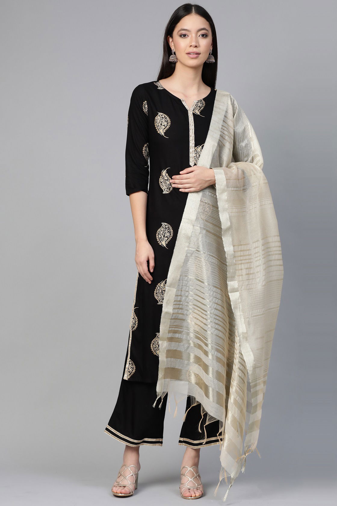 Colors Of Era 5 Latest Casual Wear Ready - Made Printed Pure Cotton Plazzo Suit Collection