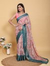 Scgt Gunjan A Linen Woven Jacquard Printed Fancy Saree 