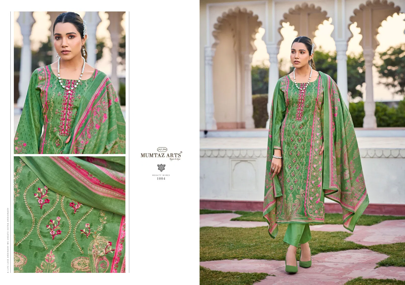 Rose By Mumtaz Arts Jam Satin Printed Salwar Kameez Suppliers In India