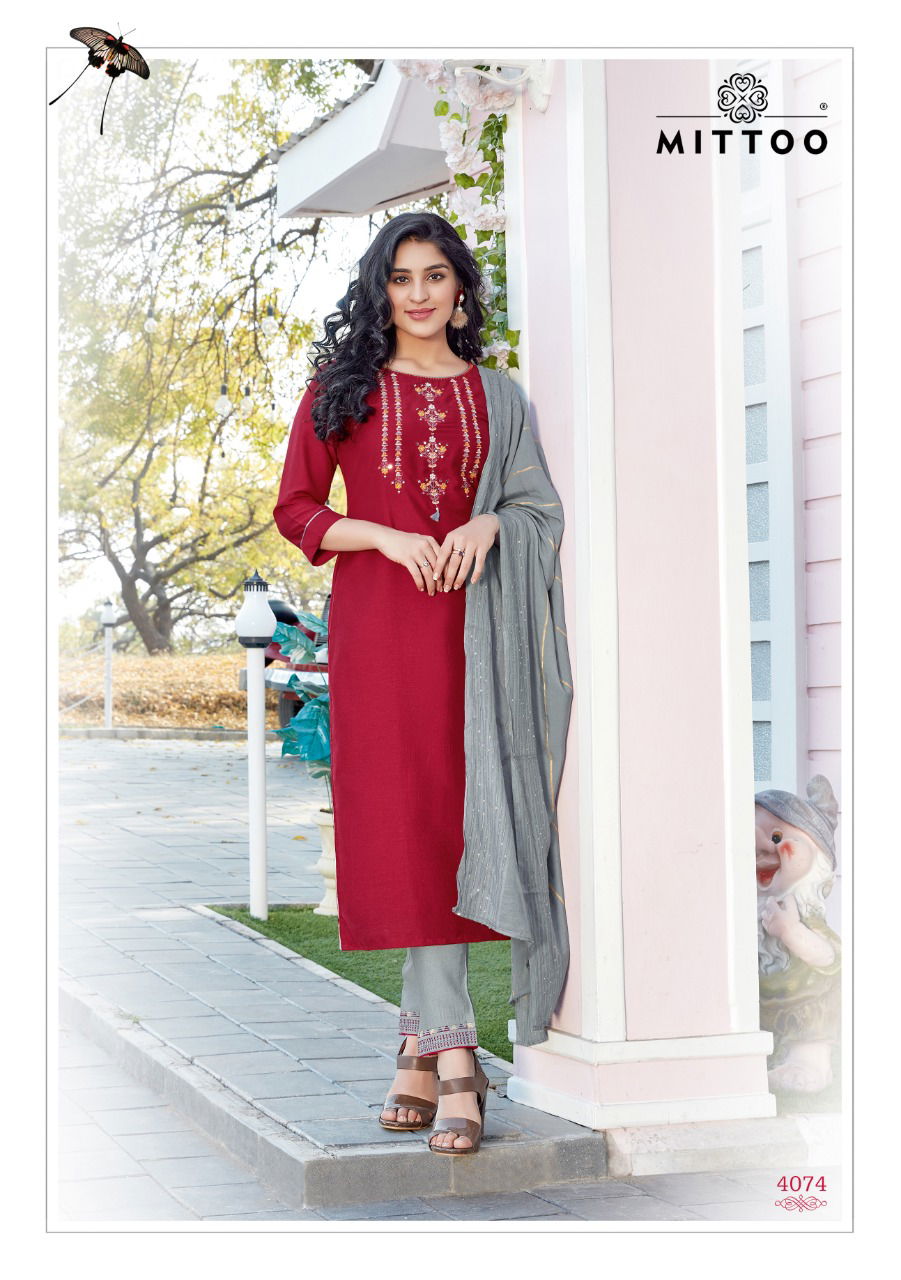 Mittoo Mahendi 3 Fancy Designer Festive Wear Readymade Dress Collection
