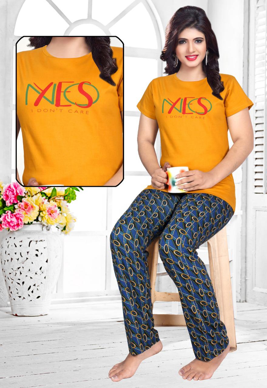 Trendy 5023 Hosiery Cotton Latest Collection Of Night Wear 