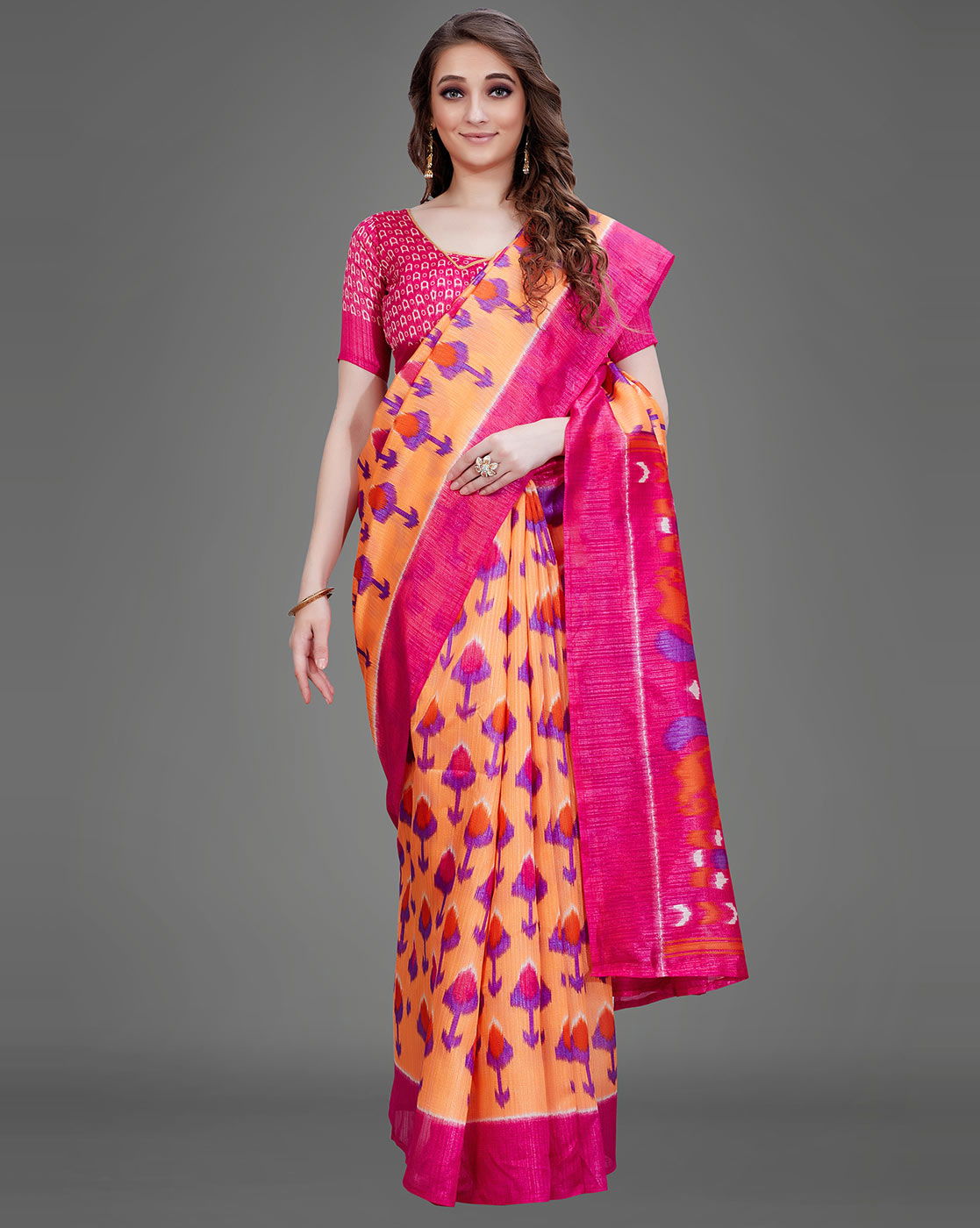 Green Silk 7 Latest Designer Fancy Casual Wear Printed Silk Saree Collection