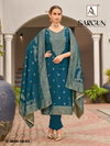 Sargun By Alok Viscose Maslin Jacquard Designer Dress Material Wholesale Suppliers In India