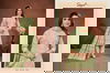 Cotton Candy by Poonam  Linen Blend Cotton Jacquard Kurti Bottom With