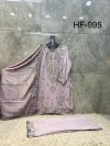 Hoor Tex 995 A To D Rayon Satin Embroidery Salwar Kameez