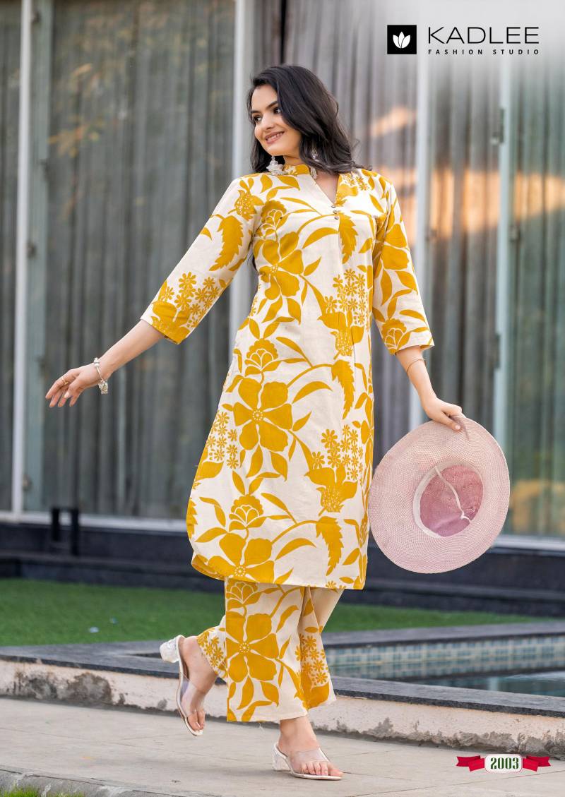 Rosy By Kadlee Rayon Flex Printed Co Ord Set Wholesale Shop In Surat