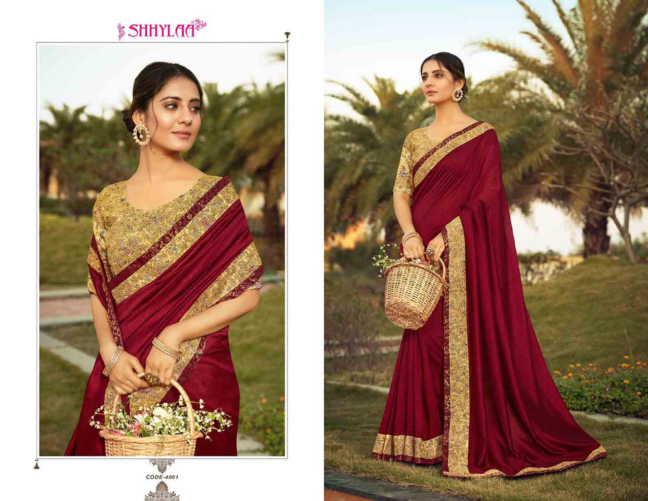 SHHYLAA CHARBAGH VOL-3 DIGITAL PRINTS AND EMBROIDERY WORK LATEST FANCY DESIGNER  SAREE COLLECTION