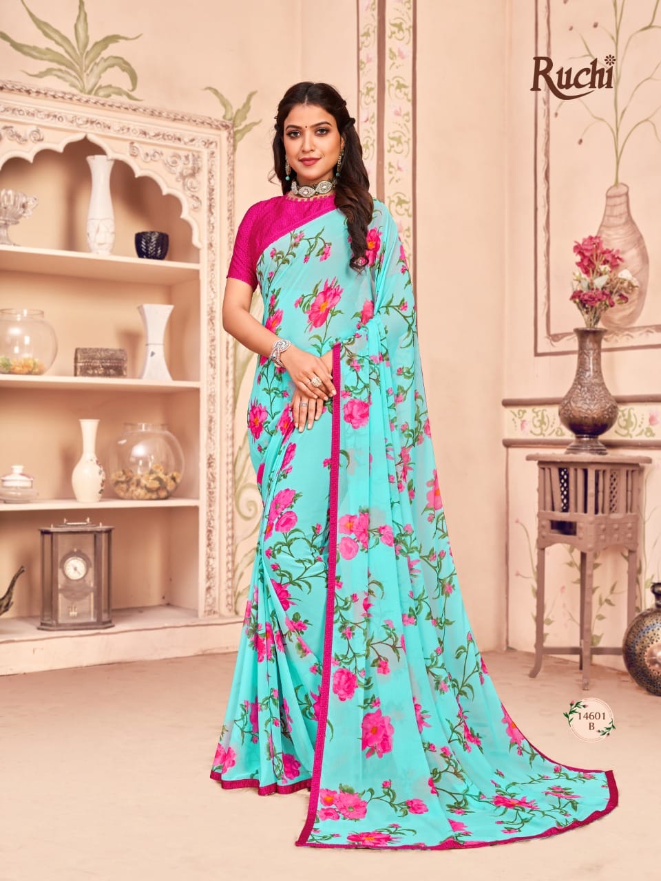 Ruchi Nimayaa 11th Edition Casual Daily Wear Georgette Printed Saree Collection