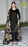 All Black Vol 27 By Jt Rayon Embroidery Dress Material Suppliers In India