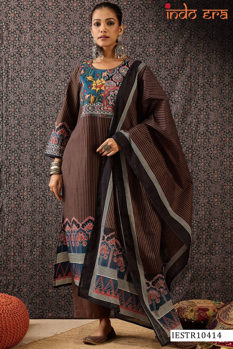 Indo Era 2570 Cotton Kurti Bottom With Dupatta Wholesale Suppliers In Mumbai