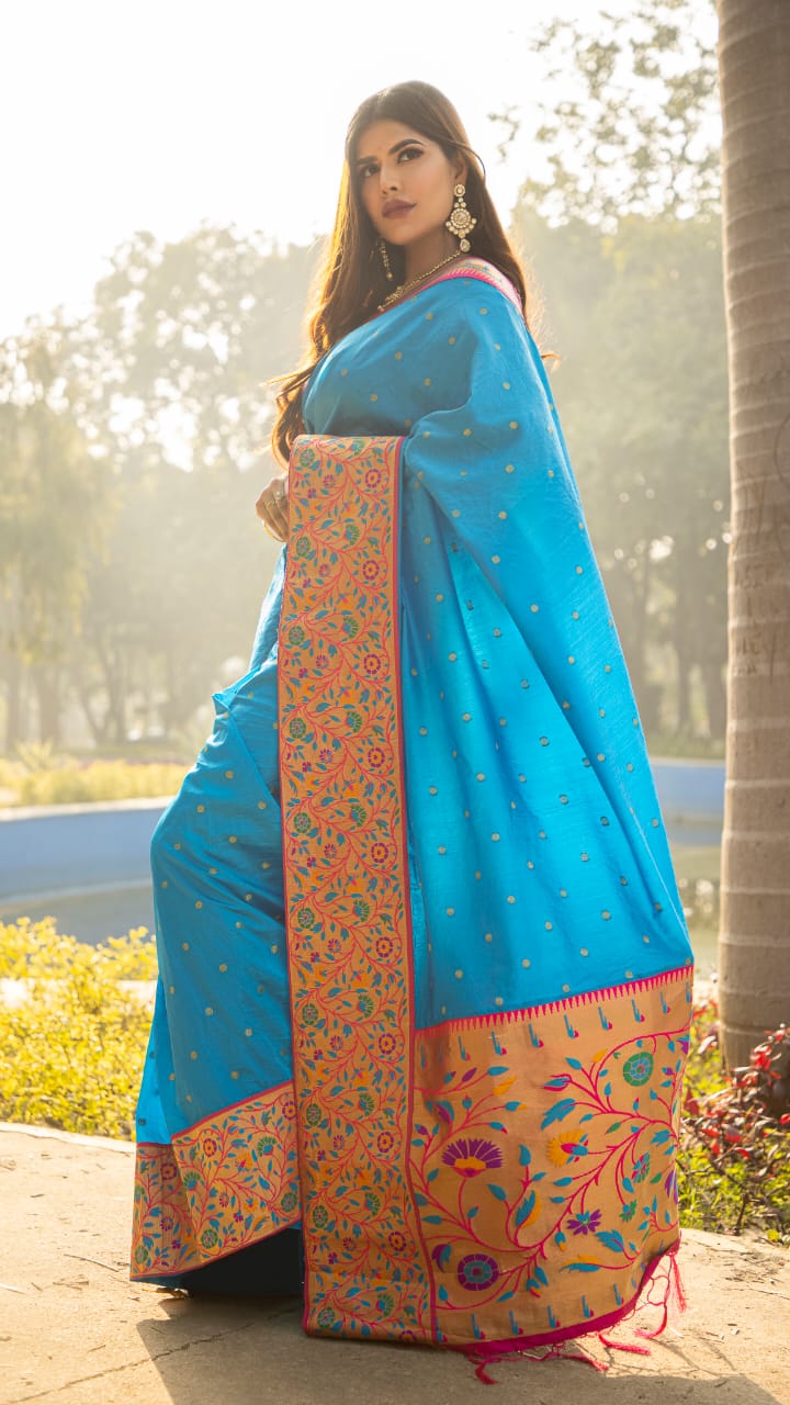 Rajyog Pathani Latest Collection fancy Festive Wear Heavy Soft Silk Saree 
