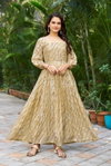 Ctz Padmaja Chinon Crepe Balloon Sleeves Fancy Online Gown Wholesale
