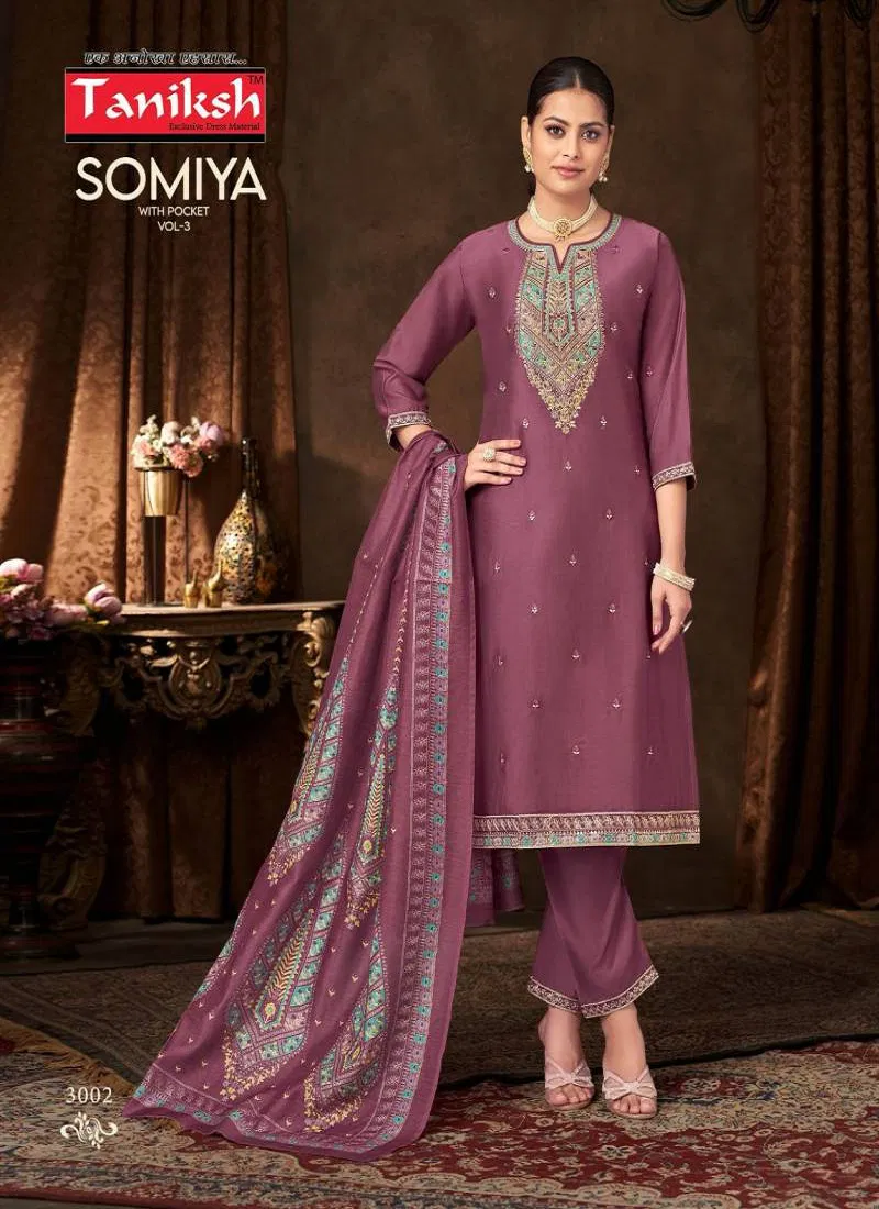 Somiya Vol 3 By Taniksh Roman Kurti Bottom With Dupatta Wholesale Online
