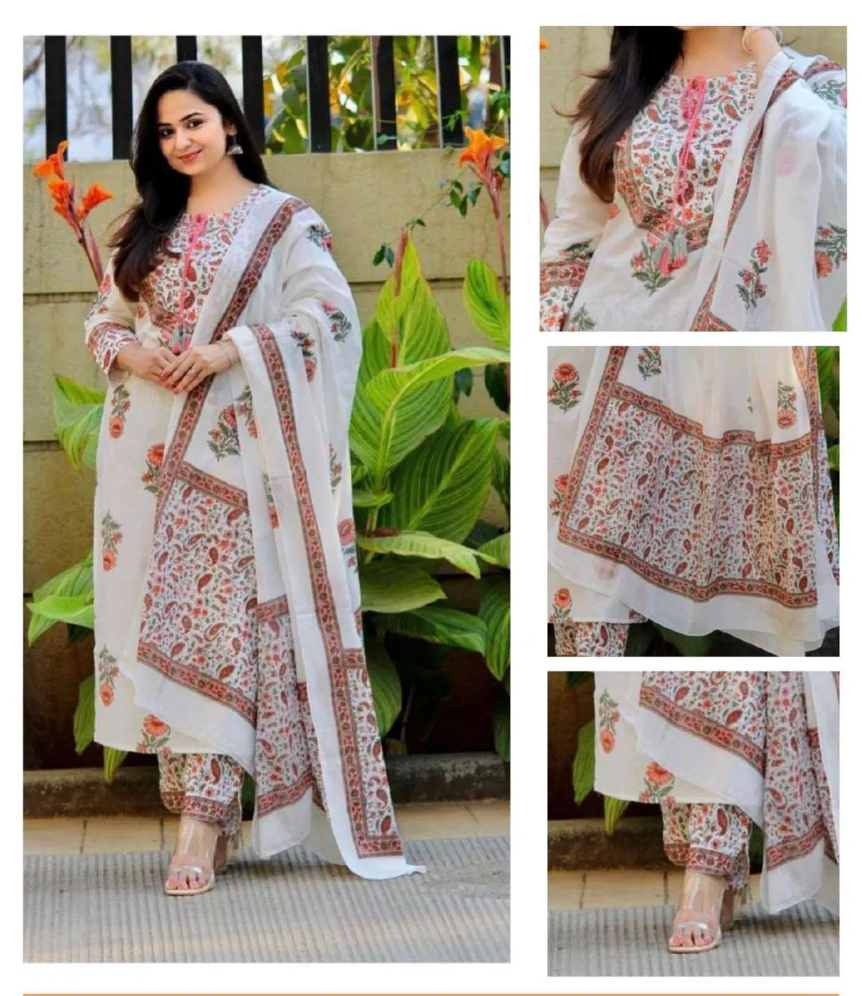 Av Daily Wear Straight Cut Kurti With Bottom Dupatta Suppliers In India