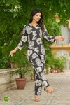 Rolex Vol 2 By Wooglee Casual Wear Rayon Printed Cord Set Wholesale In India