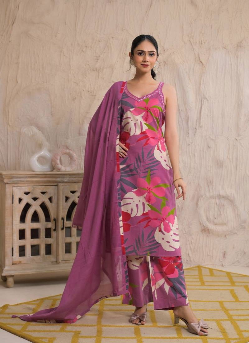 Tanyaa P 239 Cotton Kurti With Bottom Dupatta Wholesalers In Delhi