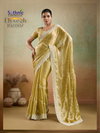 Elyseah By Sethnic Velvet Chiffon Embroidery Wholesale Designer Saree In India