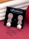 Ad Diamond Silver And Rose Gold Earrings 11 Online Wholesale