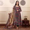Dhruvi 329 Viscose Printed Surat Anarkali Kurtis With Bottom Dupatta Wholesale Market