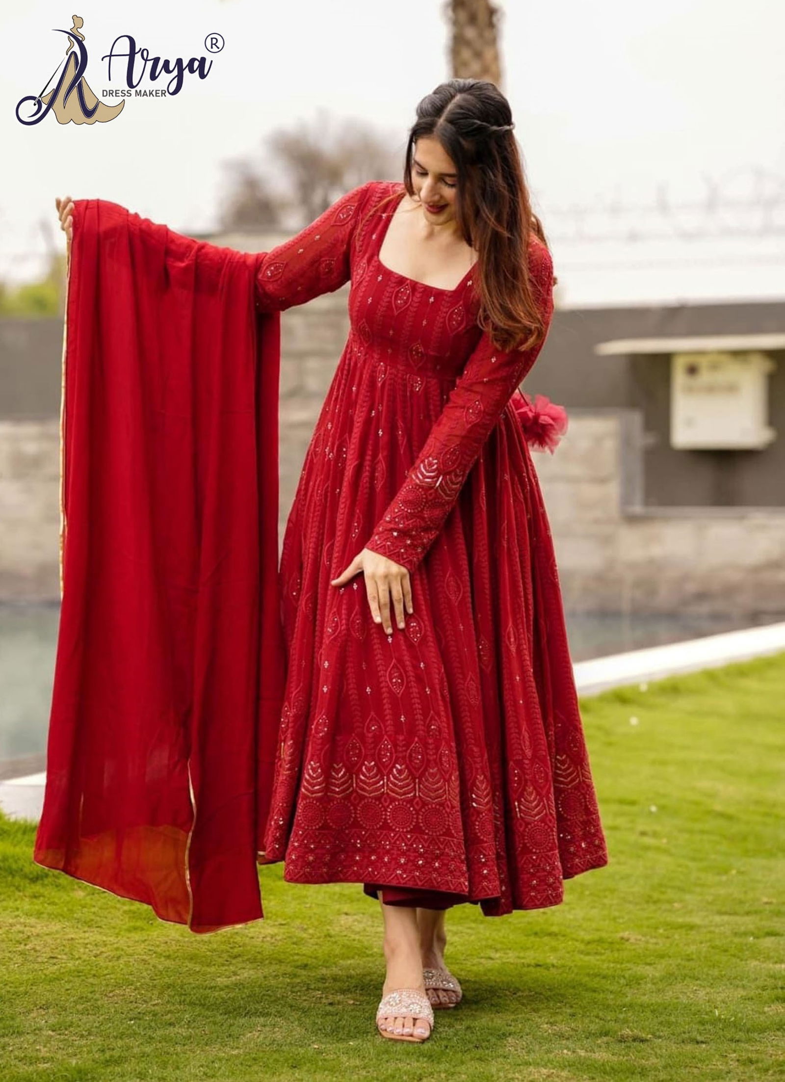 Bestti By Arya Georgette Anarkali Readymade Suits Catalog