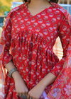 Dhruvi 289 Rayon Printed Fancy Kurti With Bottom Dupatta Online Wholesale
