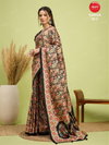 Ganga 26 By Apple Silk Blend Digital Printed Wholesale Fancy Saree Suppliers In India
