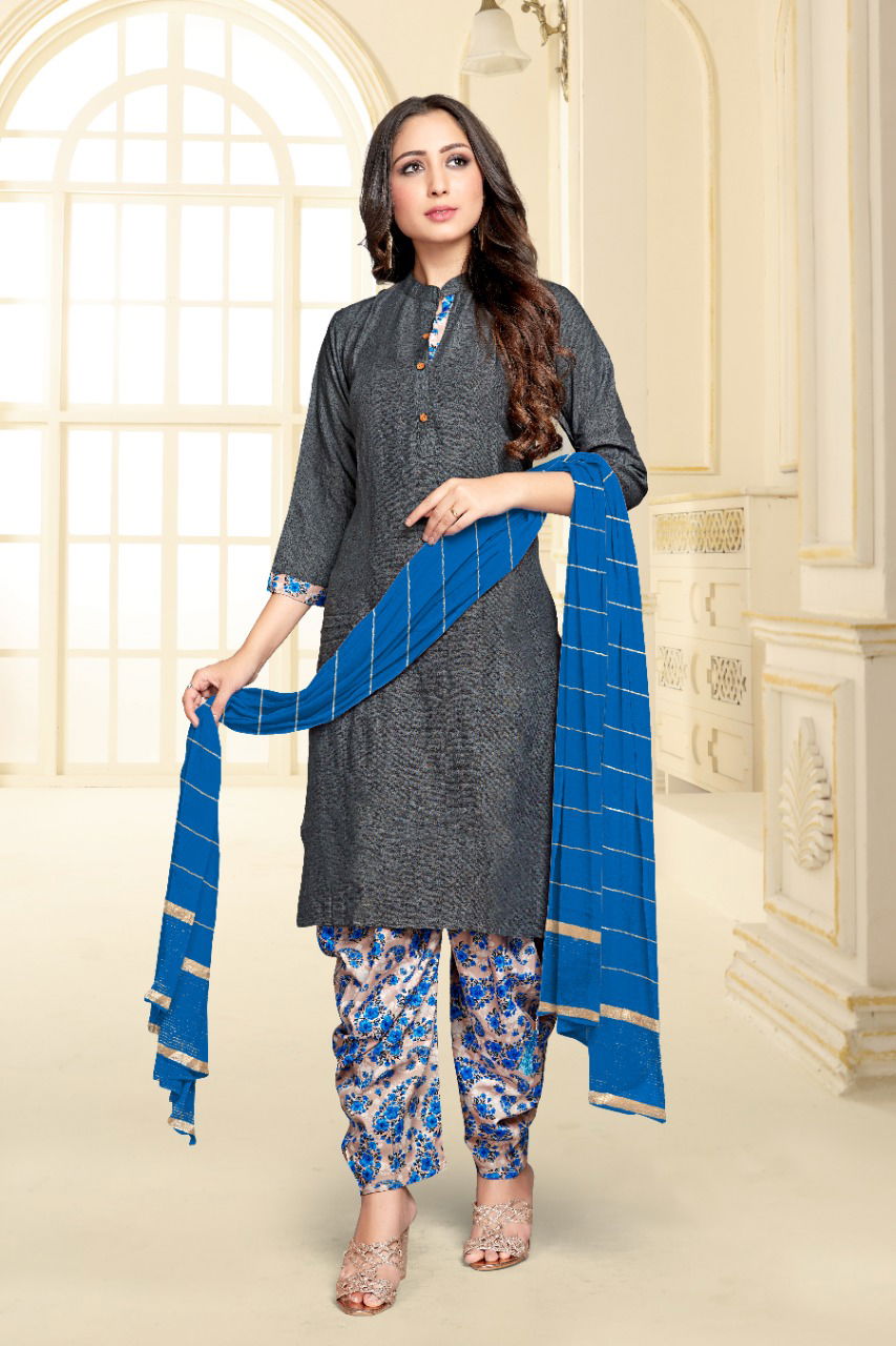 Tunic House Patiyala Rani 3 Ethnic Wear Rayon Printed Ready Made Collection
