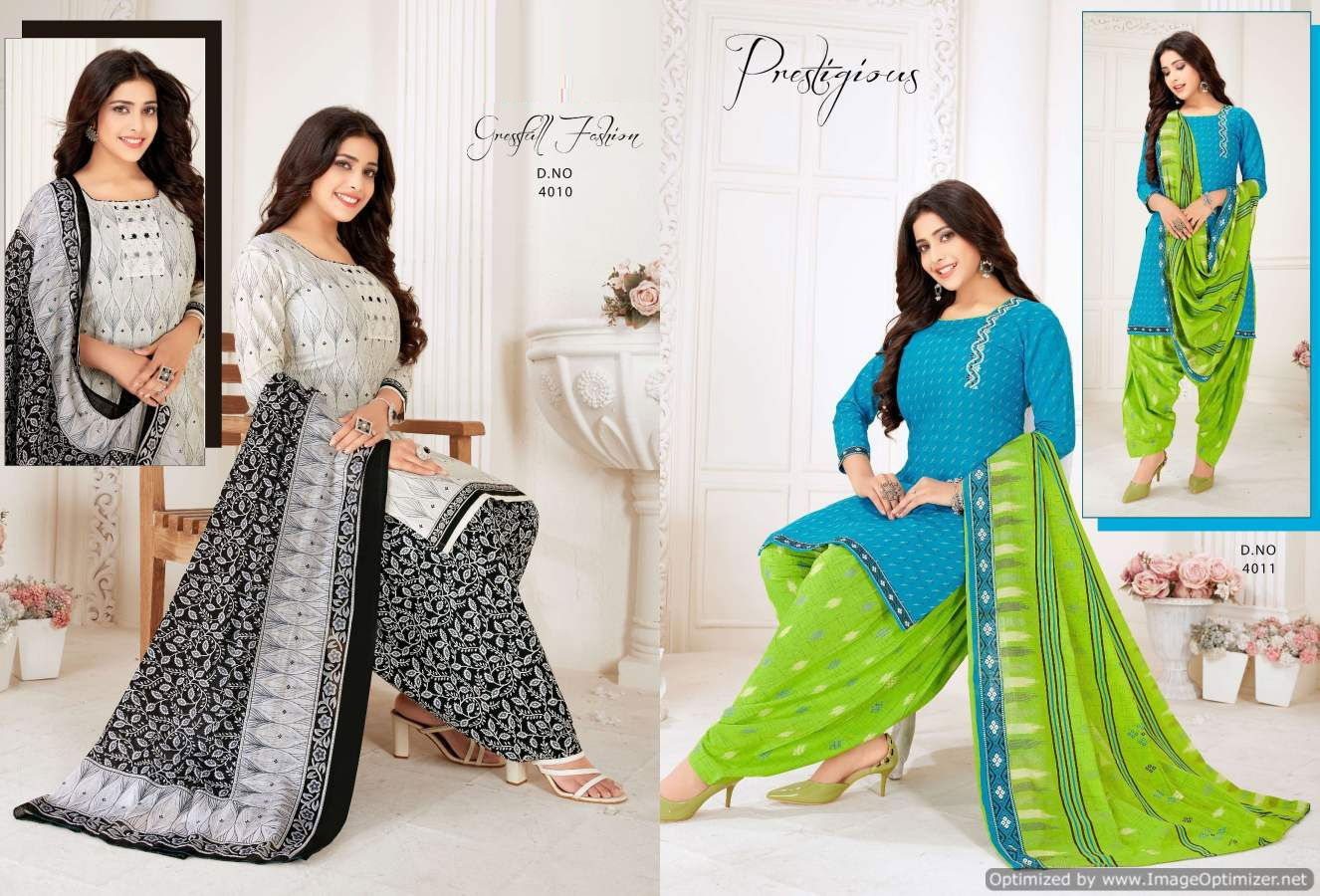 Festival 4 Regular Wear Ready Made Cotton Printed Latest Dress Collection