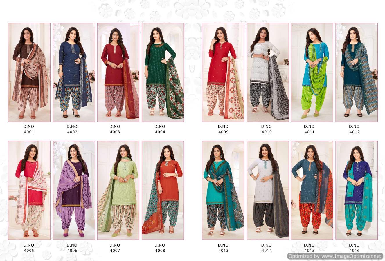 Festival 4 Regular Wear Ready Made Cotton Printed Latest Dress Collection