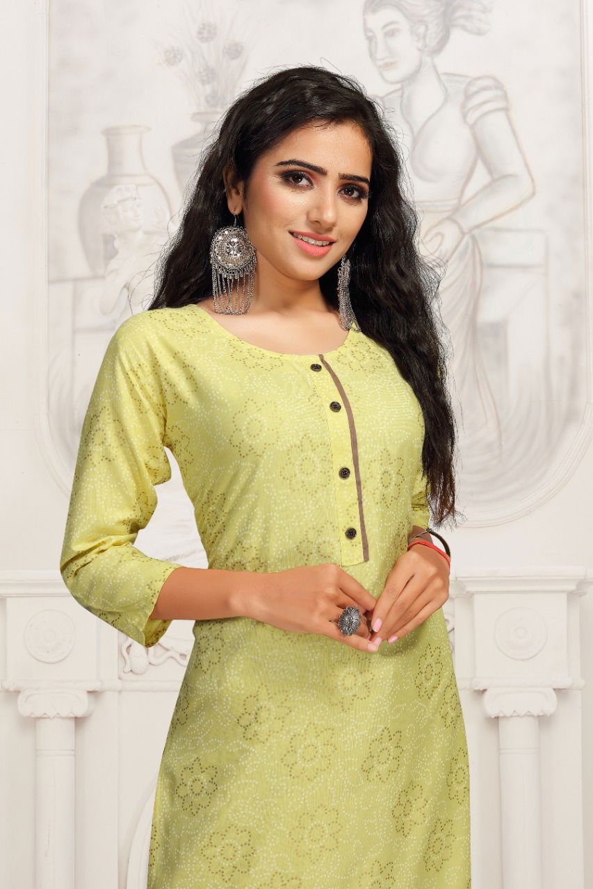 Beauty Queen Jasmine Ehnic Wear Rayon Printed Kurti With Skirt Collection