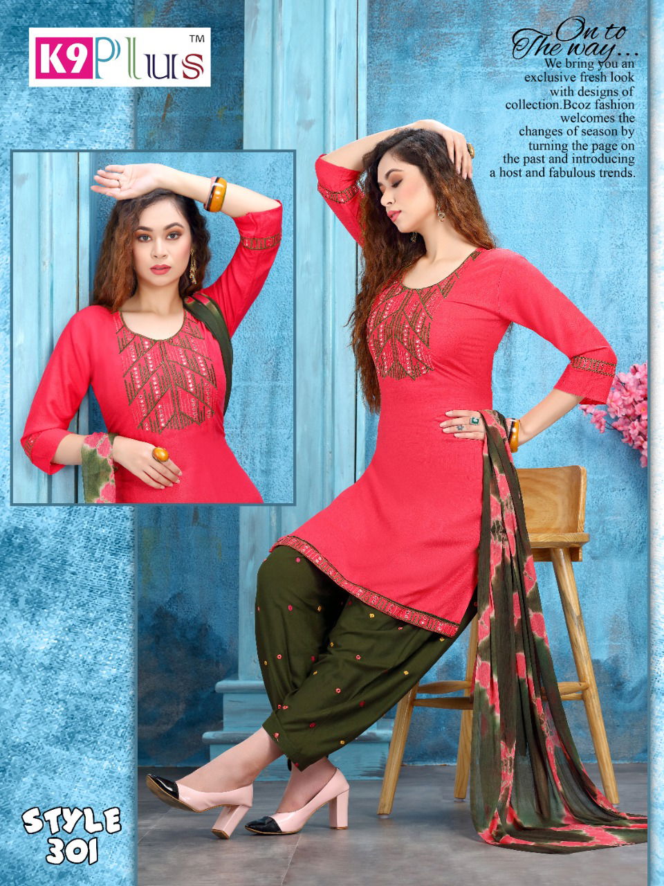 K9 Plus Glamour Fancy Ethnic Daily Wear Rayon Ready Made Collection