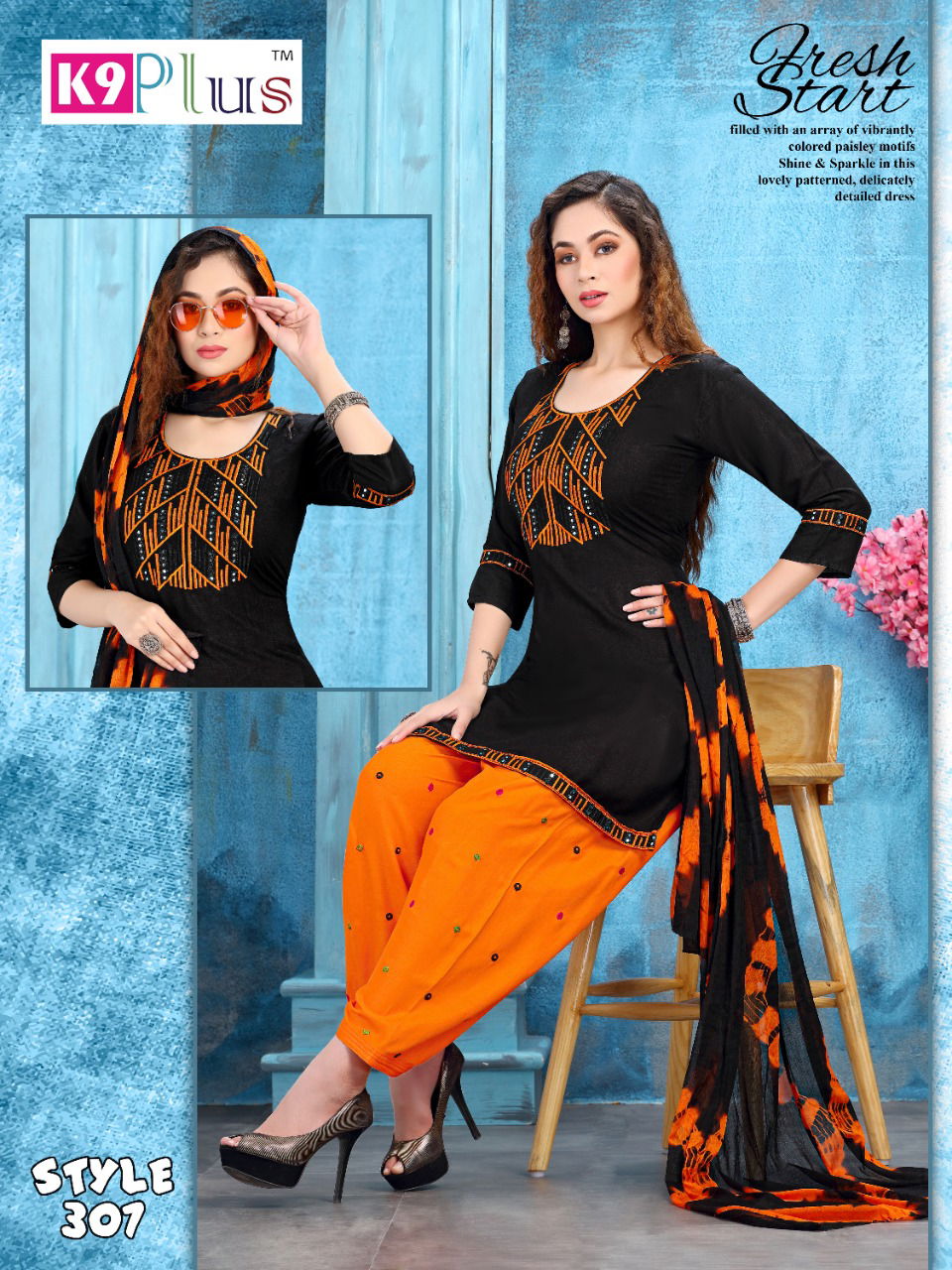 K9 Plus Glamour Fancy Ethnic Daily Wear Rayon Ready Made Collection