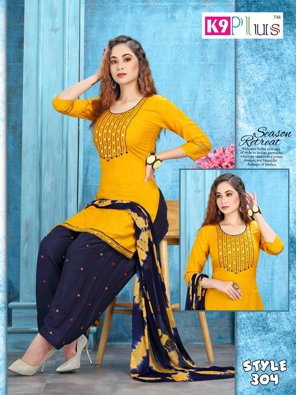 K9 Plus Glamour Fancy Ethnic Daily Wear Rayon Ready Made Collection