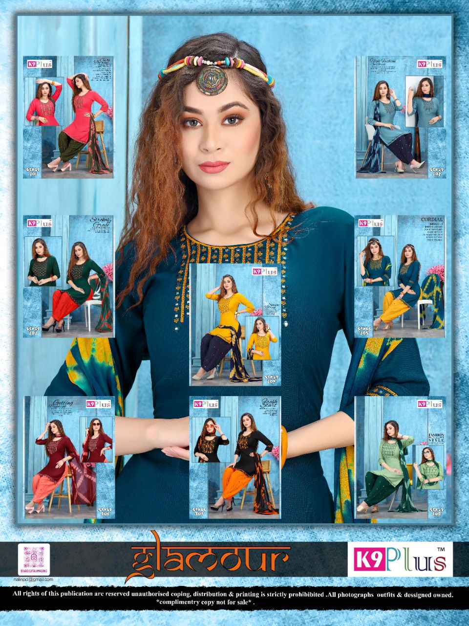 K9 Plus Glamour Fancy Ethnic Daily Wear Rayon Ready Made Collection