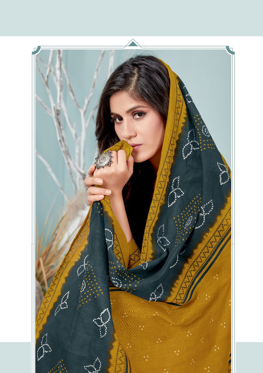 Lakhani Bandhani Special 2 Regular Wear Cotton Printed Ready Made Dress