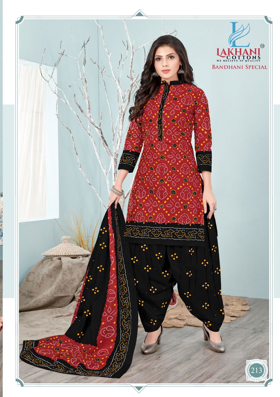 Lakhani Bandhani Special 2 Regular Wear Cotton Printed Ready Made Dress