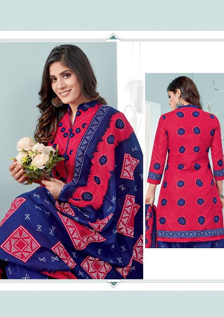 Lakhani Bandhani Special 2 Regular Wear Cotton Printed Ready Made Dress