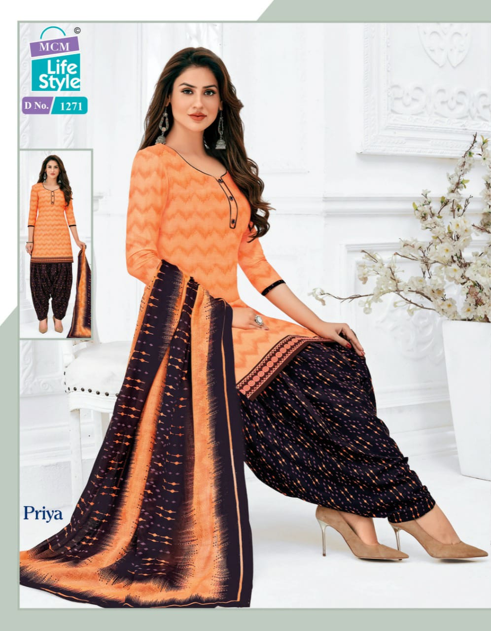 Mcm Priya 12 Patiyala Ready Made Regular Wear Designer Printed Dress Collection