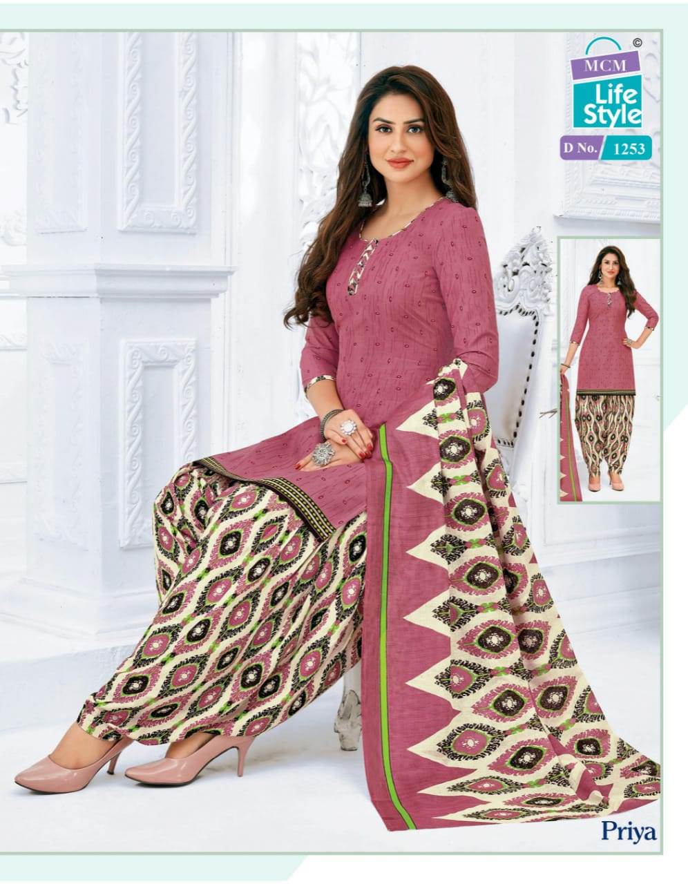 Mcm Priya 12 Patiyala Ready Made Regular Wear Designer Printed Dress Collection