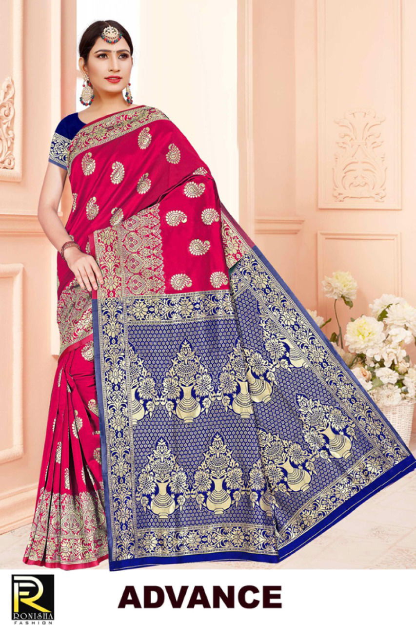 Ronisha Advance Ethnic Wear Silk Designer Saree Collection