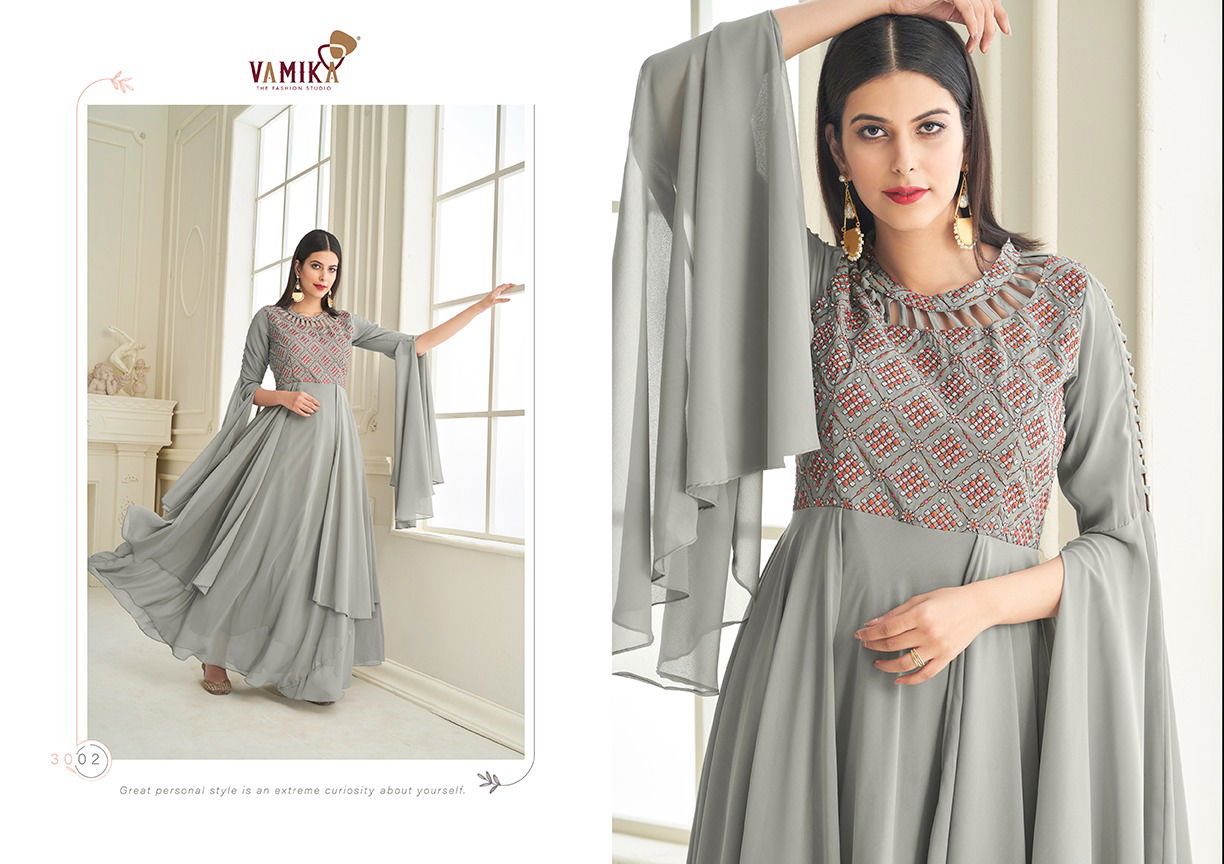 Vamika Vihana Exclusive Wear Wholesale Gown Collection