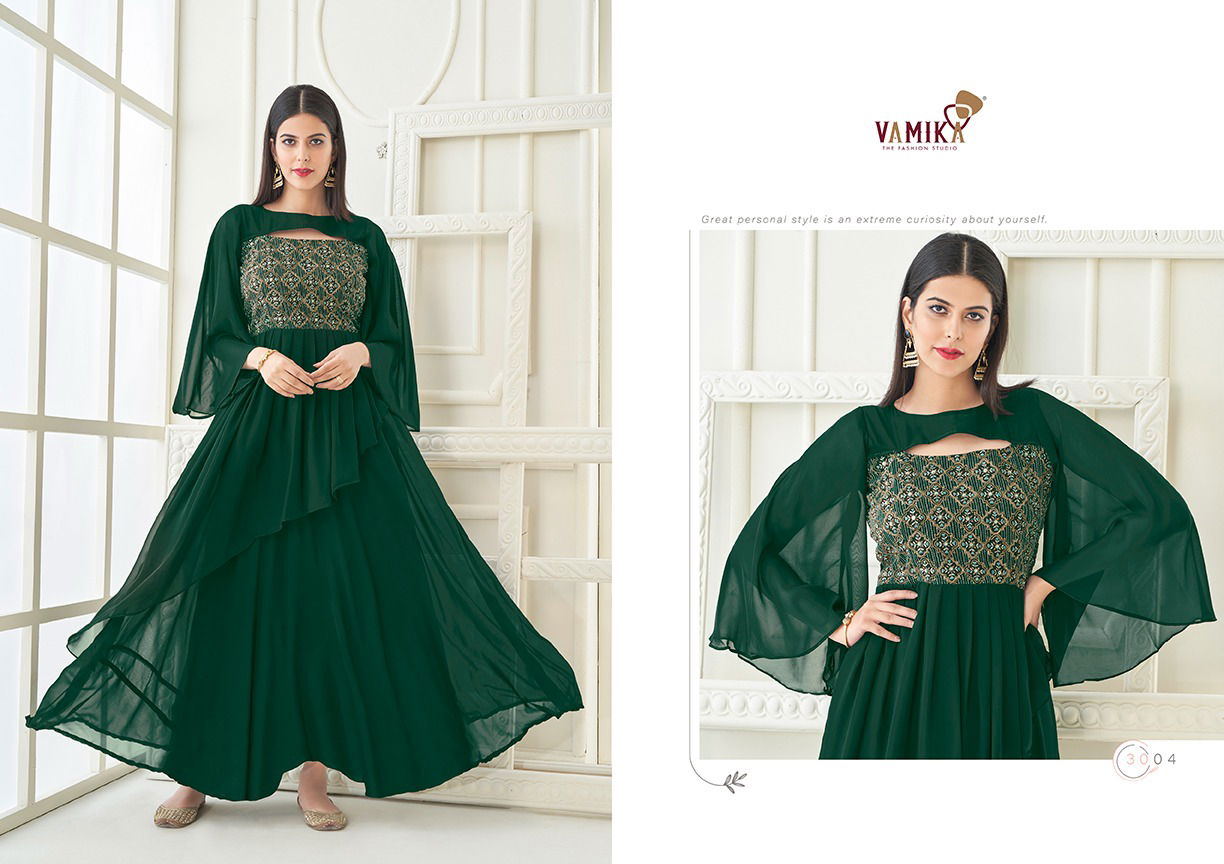 Vamika Vihana Exclusive Wear Wholesale Gown Collection