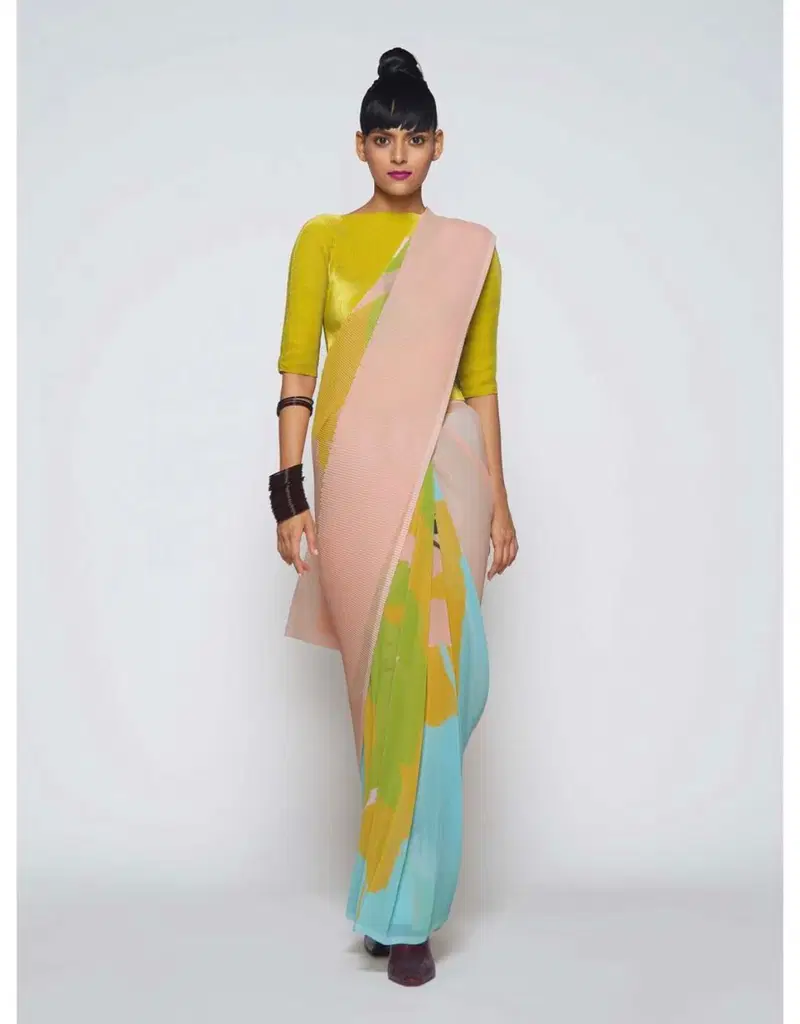 Bt 68 Party Wear Designer Georgette Fancy Party Wear Stylish Saree Collection