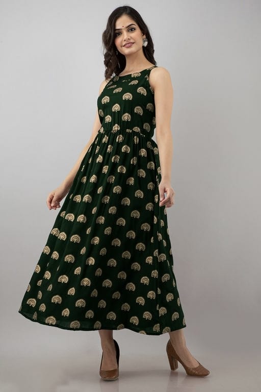 Rayon 2 Fancy Party Wear Anarkali Long Rayon Kurti Collection