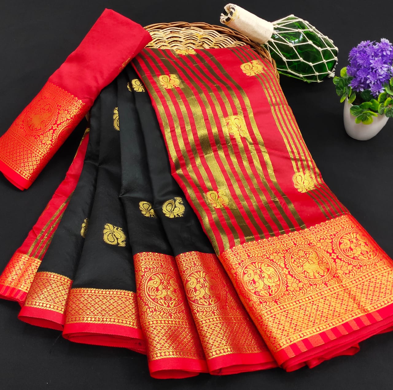 Meera 35 Party Wear Banarasi Silk Printed Designer Saree Collection
