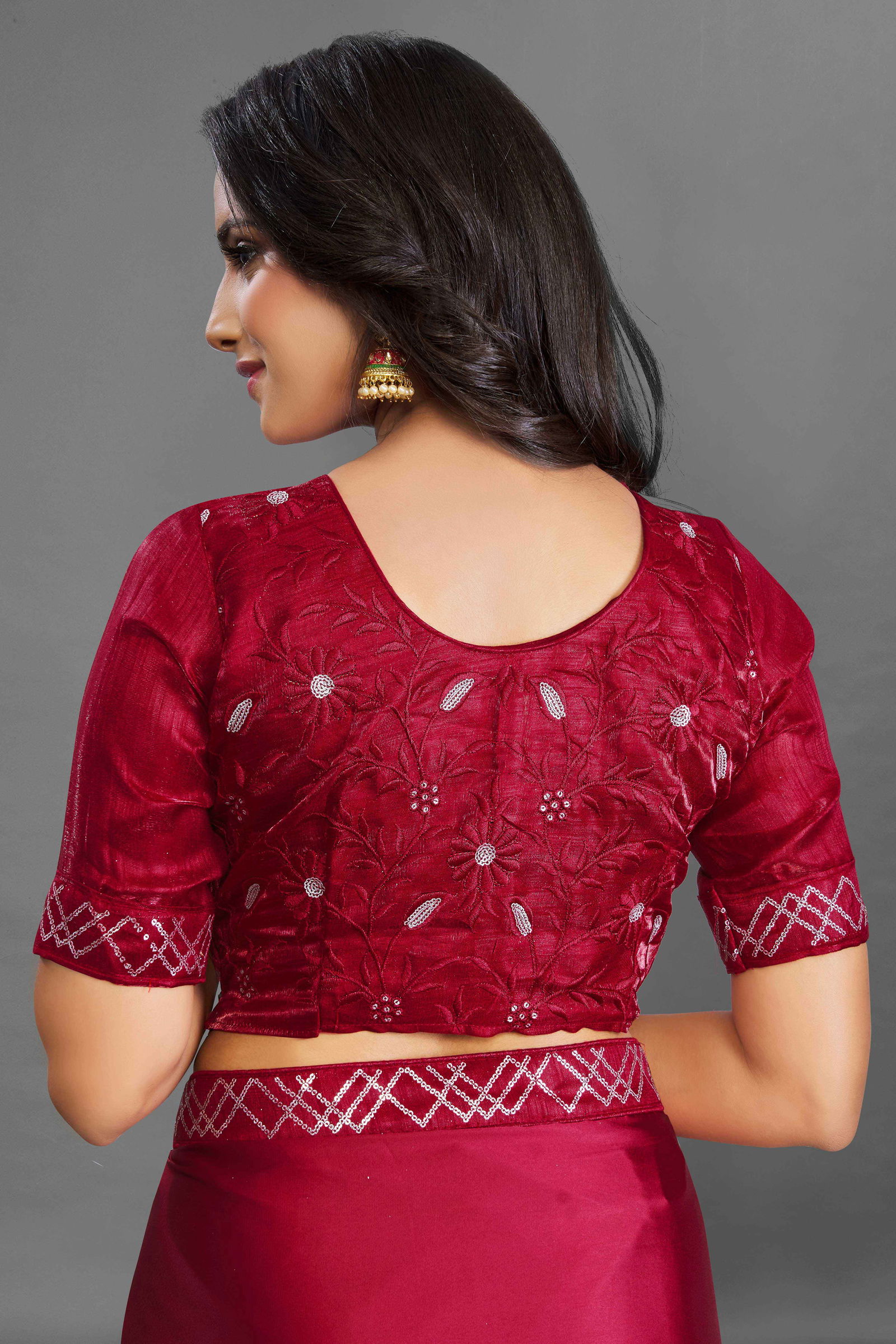 S 2042 Festive Party Wear Satin Silk Fancy Designer Saree Collection