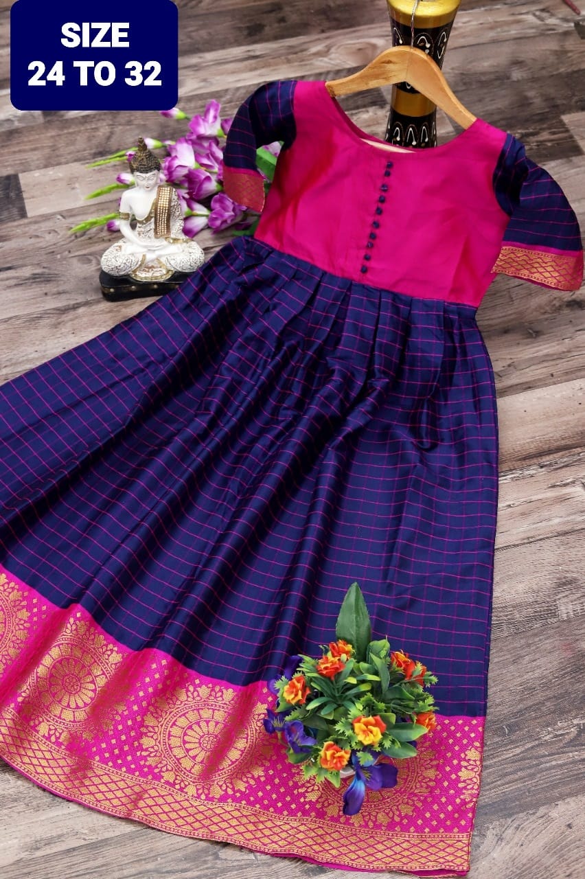 Rnx Kids Ethnic Wear Anarkali Long Kurti Latest Designer Collection